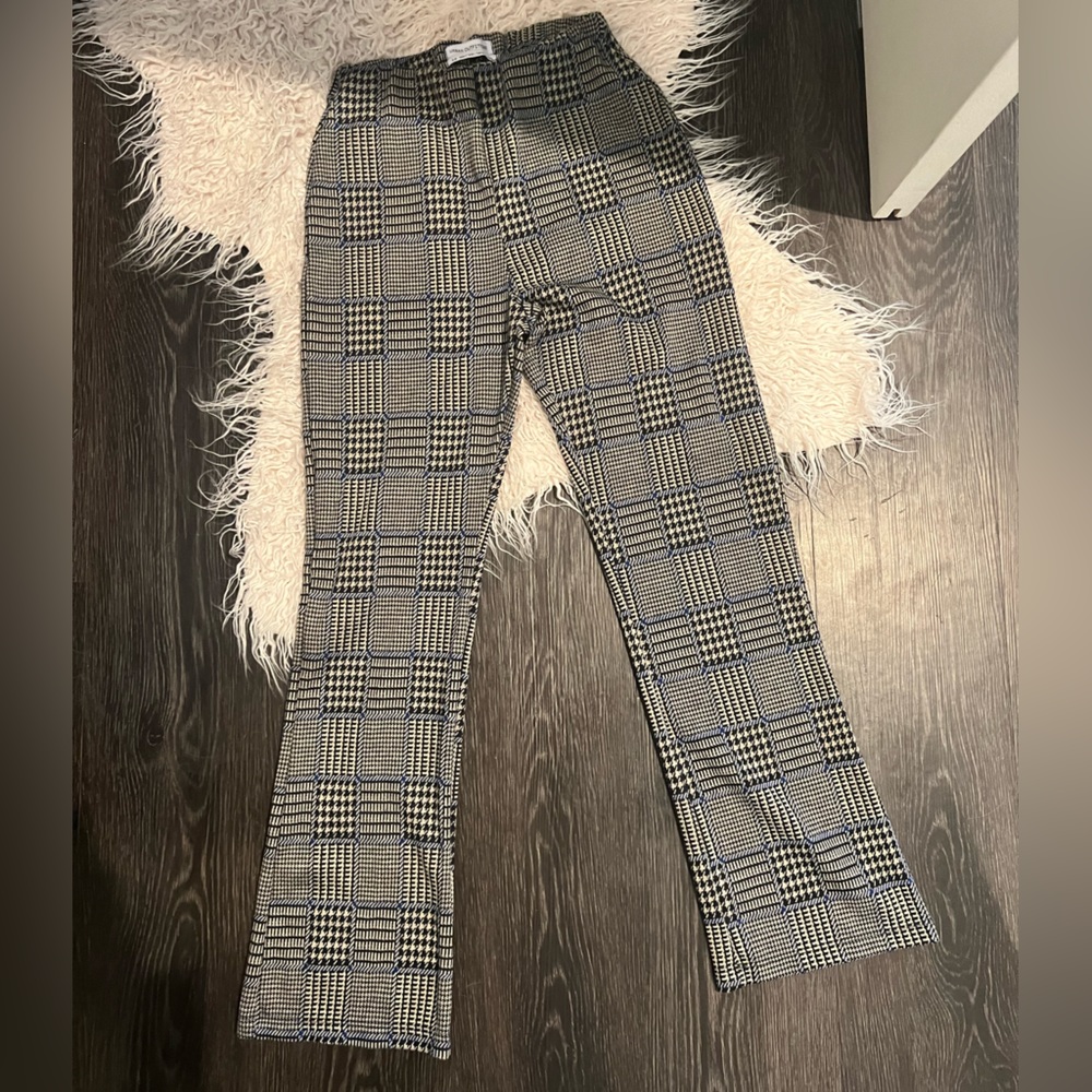 Small Urban plaid dress pants